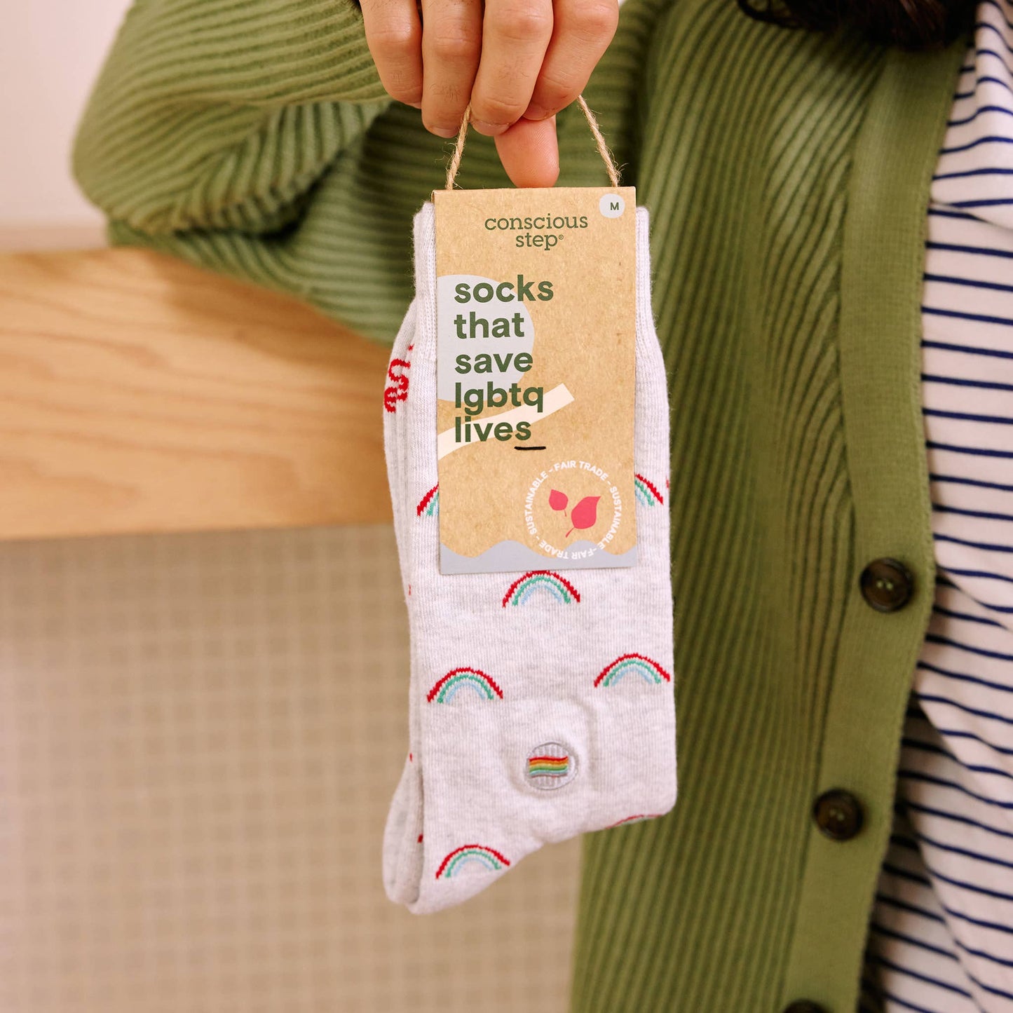 Socks that Save LGBTQ Lives (Radiant Rainbows)