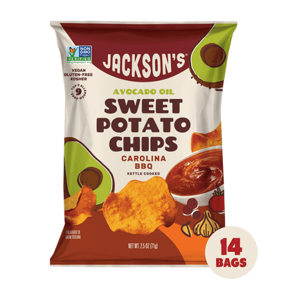 Carolina BBQ Sweet Potato Chips with Avocado Oil - Snack Size - by Jackson's