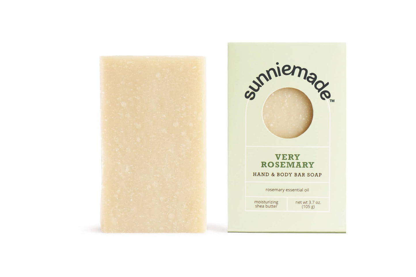 Very Rosemary Moisturizing Hand and Body Bar Soap