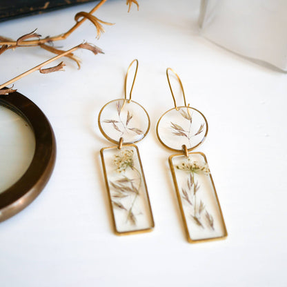 Modern Meadow Botanical Earrings