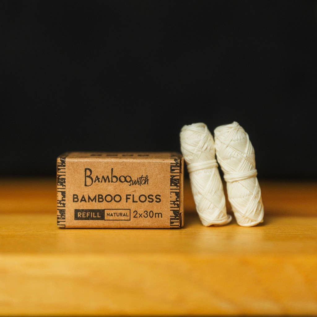 Bamboo Floss Refill 2 Pack: Bamboo Natural White Floss