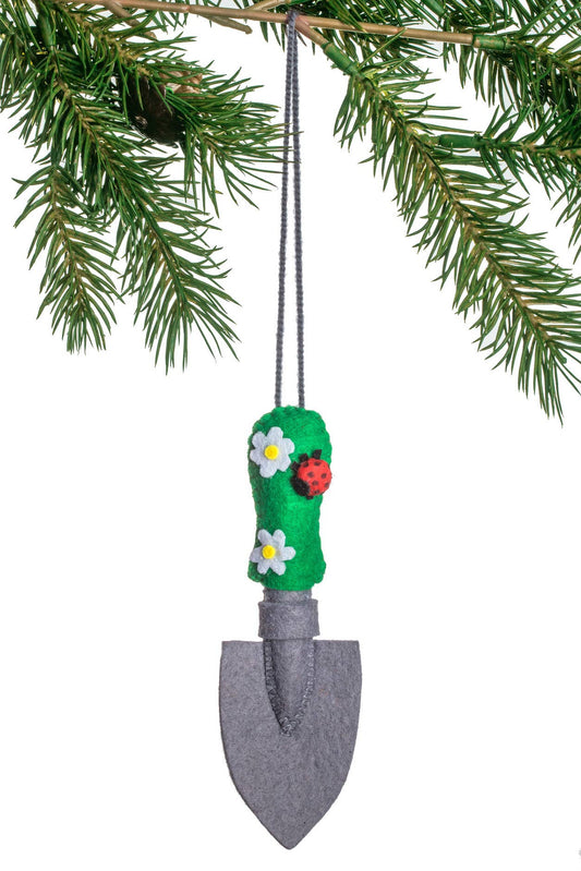 Garden Trowel Handmade Felt Ornament