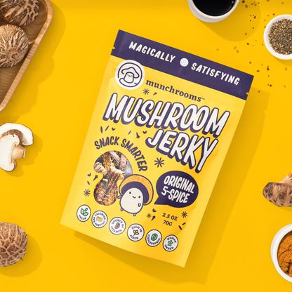 Original 5-Spice Mushroom Jerky by munchrooms