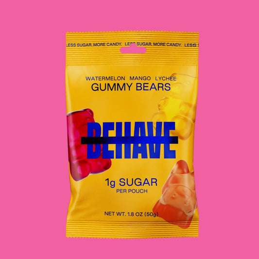 Low-Sugar "Healthy" Gummy Bears: Watermelon, Mango, Lychee