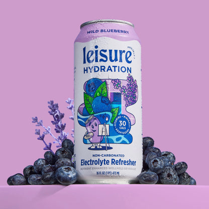Wild Blueberry Electrolyte Refresher by Leisure Hydration