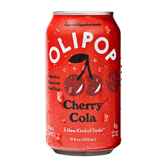 Olipop Cherry Cola Prebiotic Natural Soda