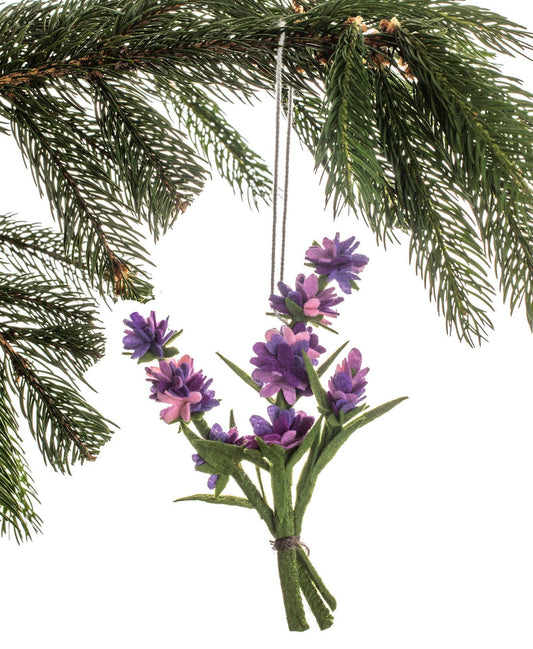 Lavender Handmade Felt Ornament