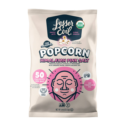 Organic Popcorn, Himalayan Pink - .46 oz Mini Size