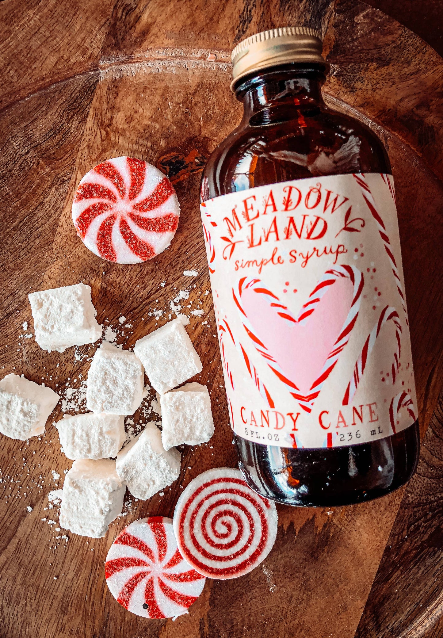 Candy Cane Simple Syrup