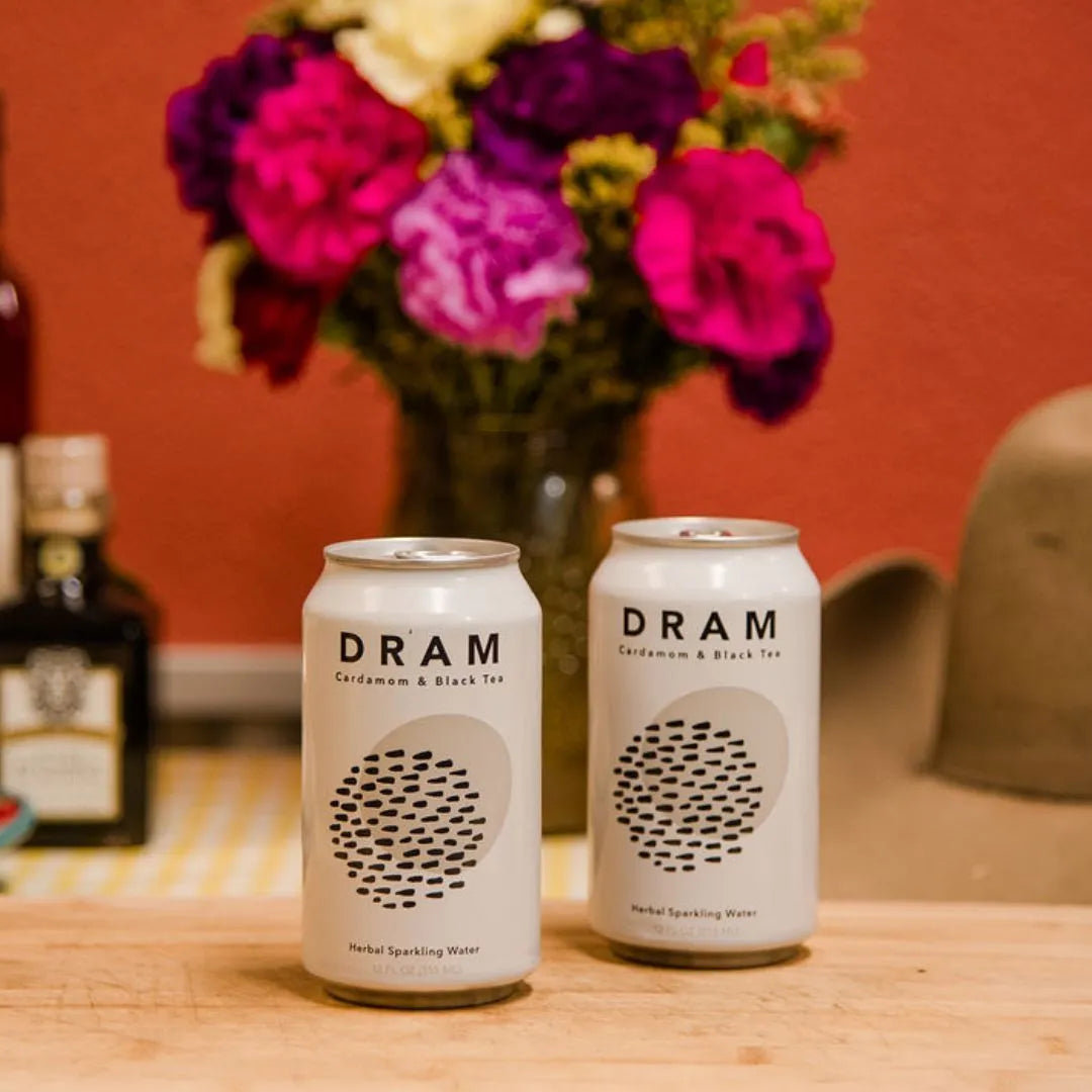 Cardamom & Black Tea Sparkling Water by DRAM