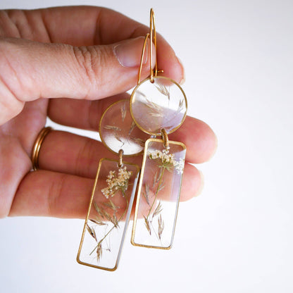 Modern Meadow Botanical Earrings