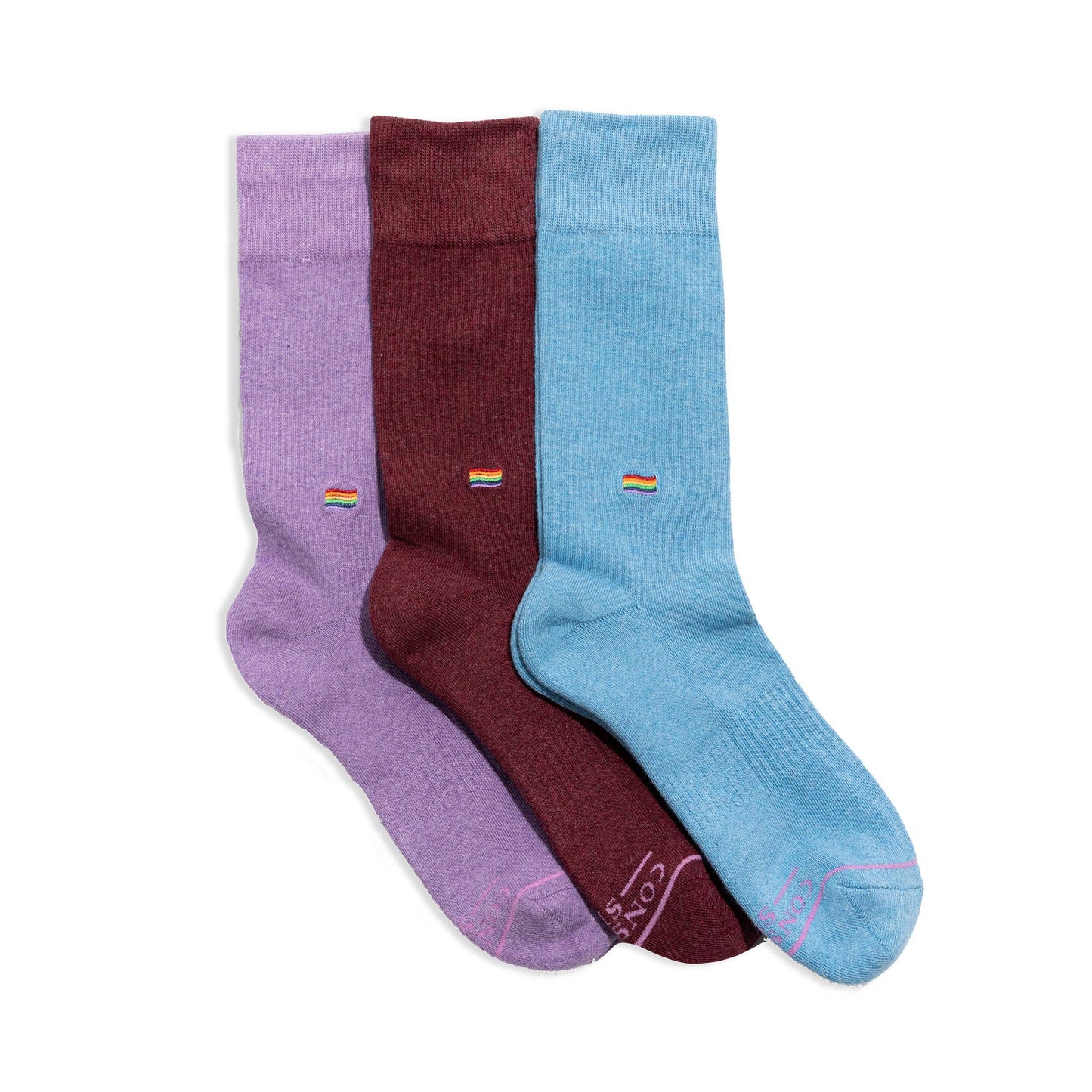 Socks that Save LGBTQ Lives: 3 Pair Boxed Set