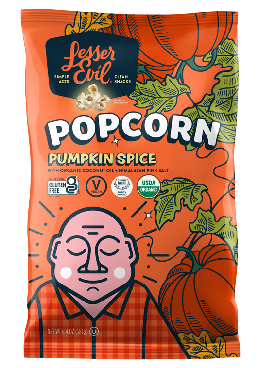 Organic Popcorn, Pumpkin Spice - 6.4oz