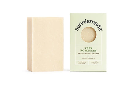 Very Rosemary Moisturizing Hand and Body Bar Soap