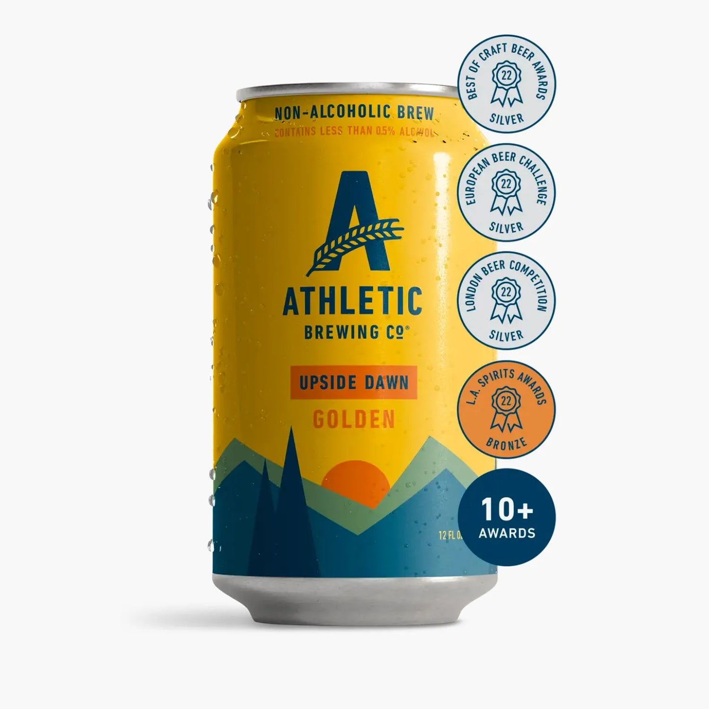 Non-Alcoholic Upside Dawn Golden by Athletic Brewing Co