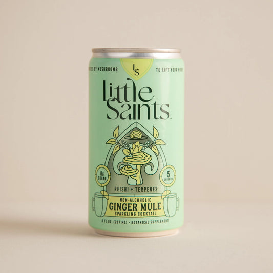 Non-Alcoholic Ginger Mule Mocktail by Little Saints