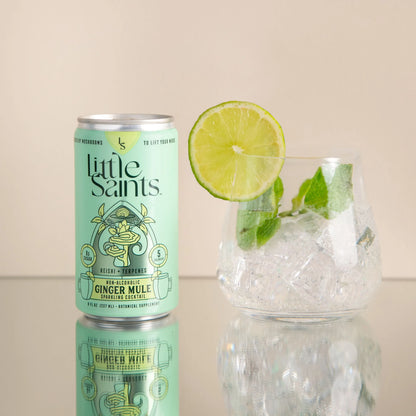 Non-Alcoholic Ginger Mule Mocktail by Little Saints