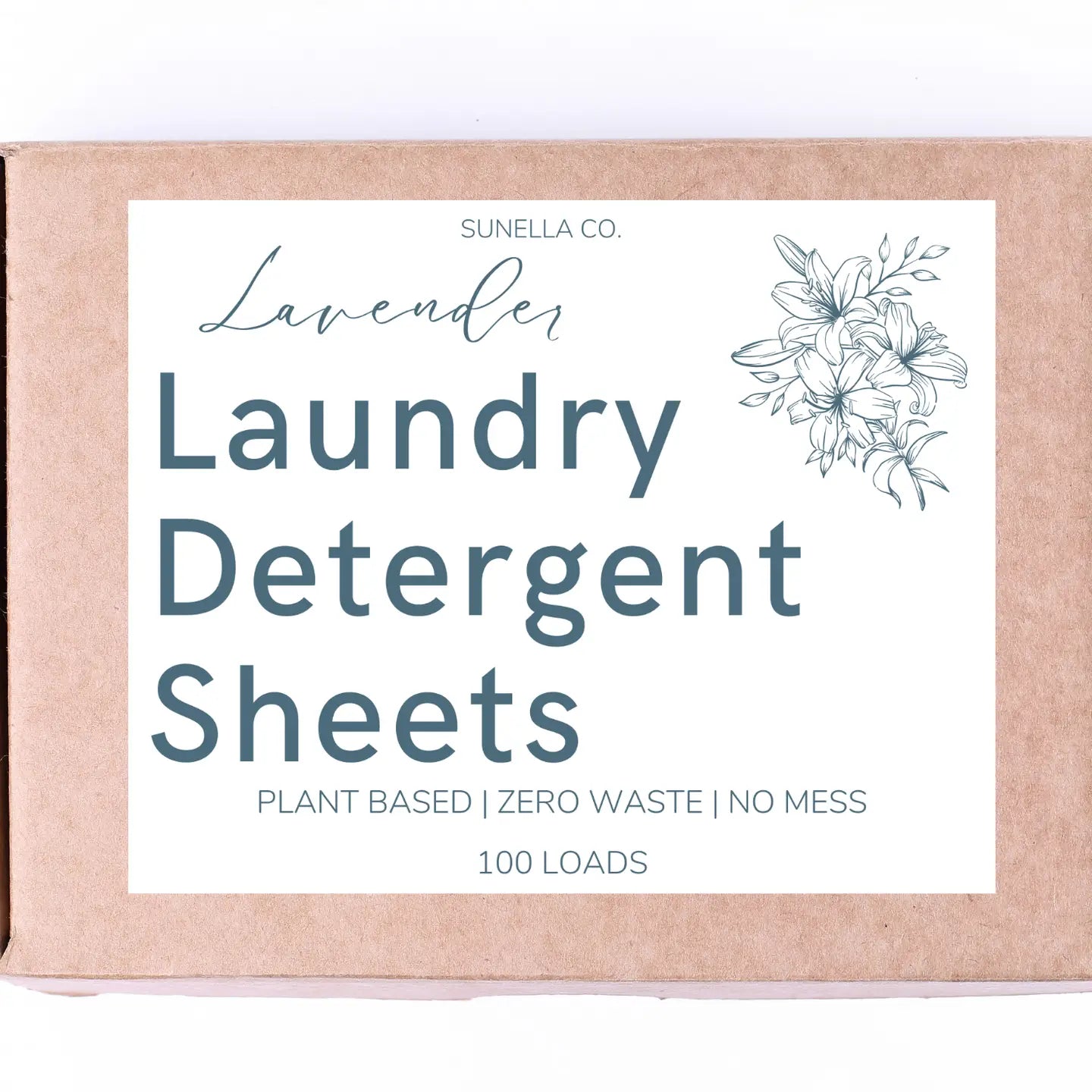 Eco-friendly Laundry Detergent Sheets: 100 Loads