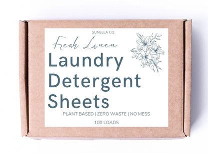 Laundry Detergent Sheets: Fresh Linen