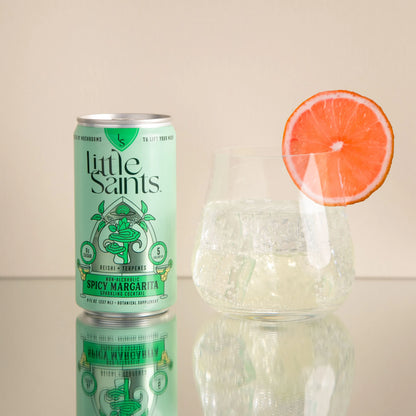 Non-Alcoholic Spicy Margarita Mocktail by Little Saints