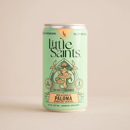 Non-Alcoholic Paloma Mocktail by Little Saints