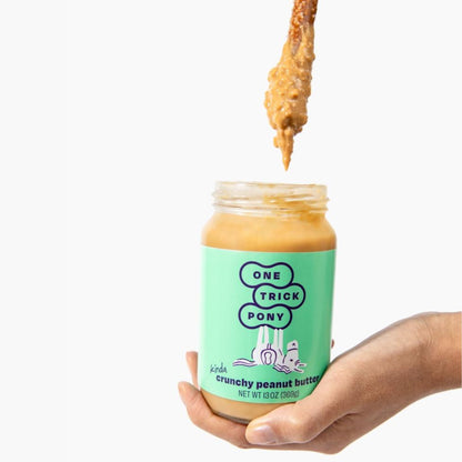 Kinda Crunchy All Natural Peanut Butter, 13 oz Glass Jar