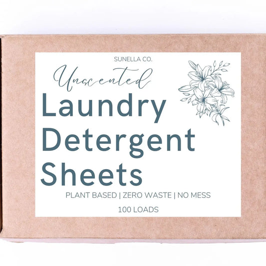 Eco-friendly Laundry Detergent Sheets: 100 Loads