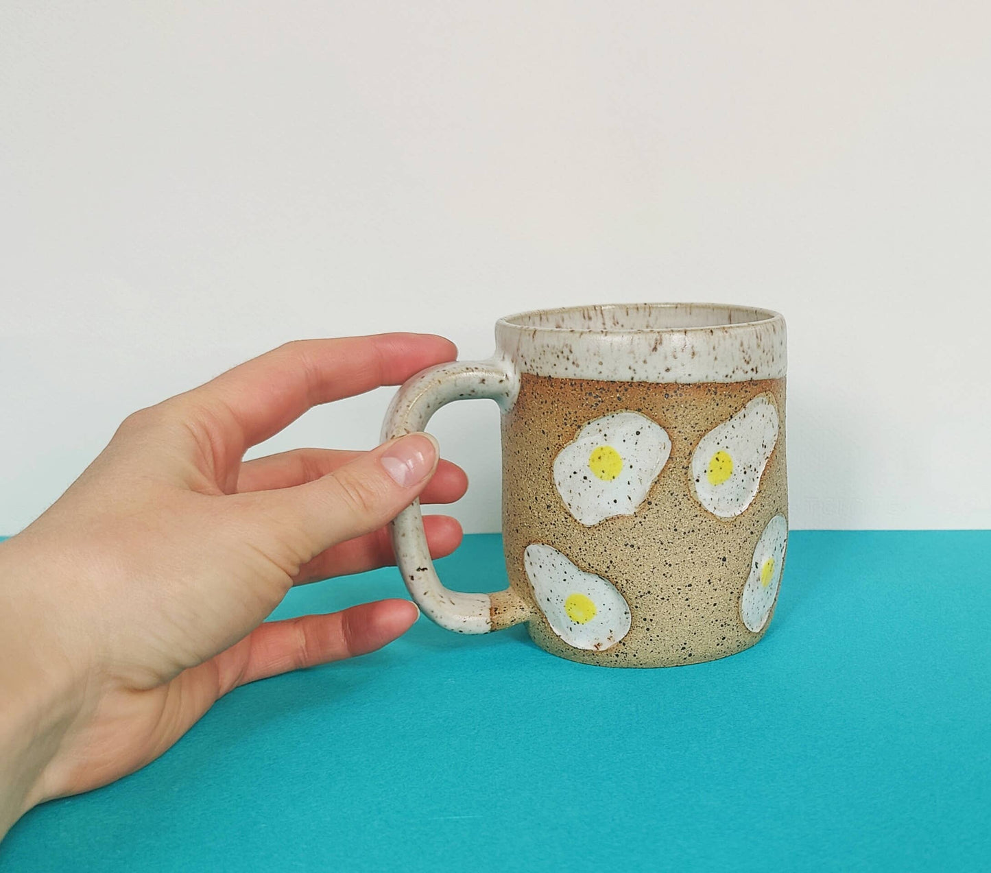 Fried Egg Mug: 12 oz by Osso Ceramics