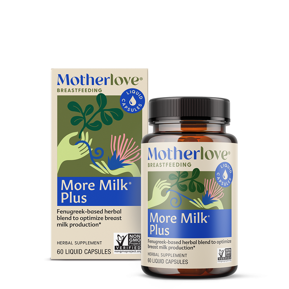 More Milk Plus - 60 ct capsules for Optimizing Breast Milk Supply by Motherlove