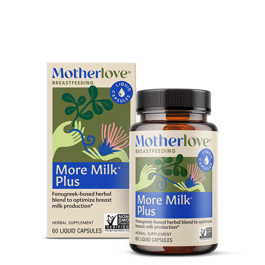 More Milk Plus - 60 ct capsules for Optimizing Breast Milk Supply by Motherlove