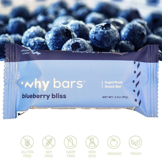 Blueberry Bliss Superfood Snack Bar: Gluten-Free