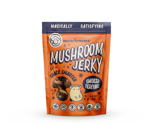 Smoked Teriyaki Mushroom Jerky by munchrooms