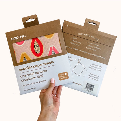 Reusable Paper Towels by Papaya Reusables